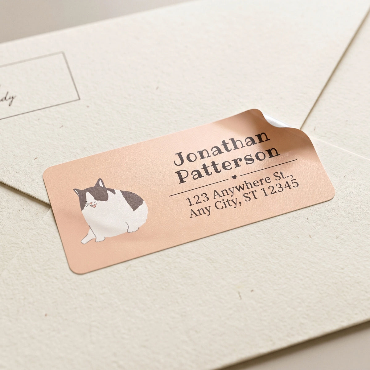 Personalized Address Labels - Kitty