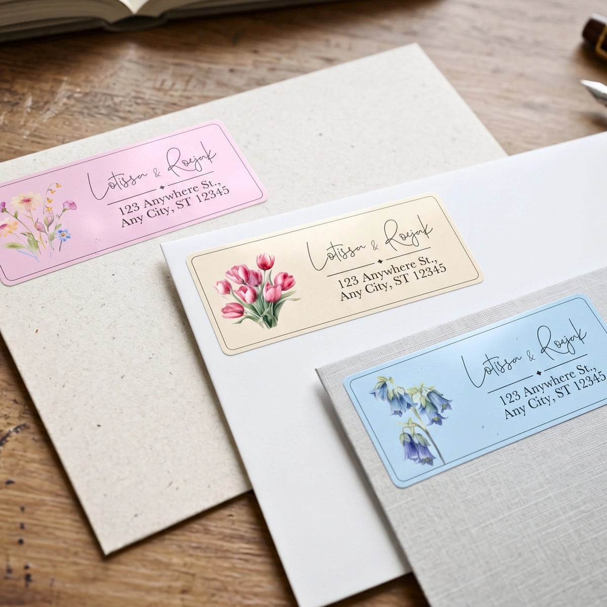 Personalized Address Labels - Fresh Flowers