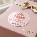 Personalized Birthday Gift Labels - Birthday Candle