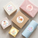 Personalized Birthday Gift Labels - Birthday Candle