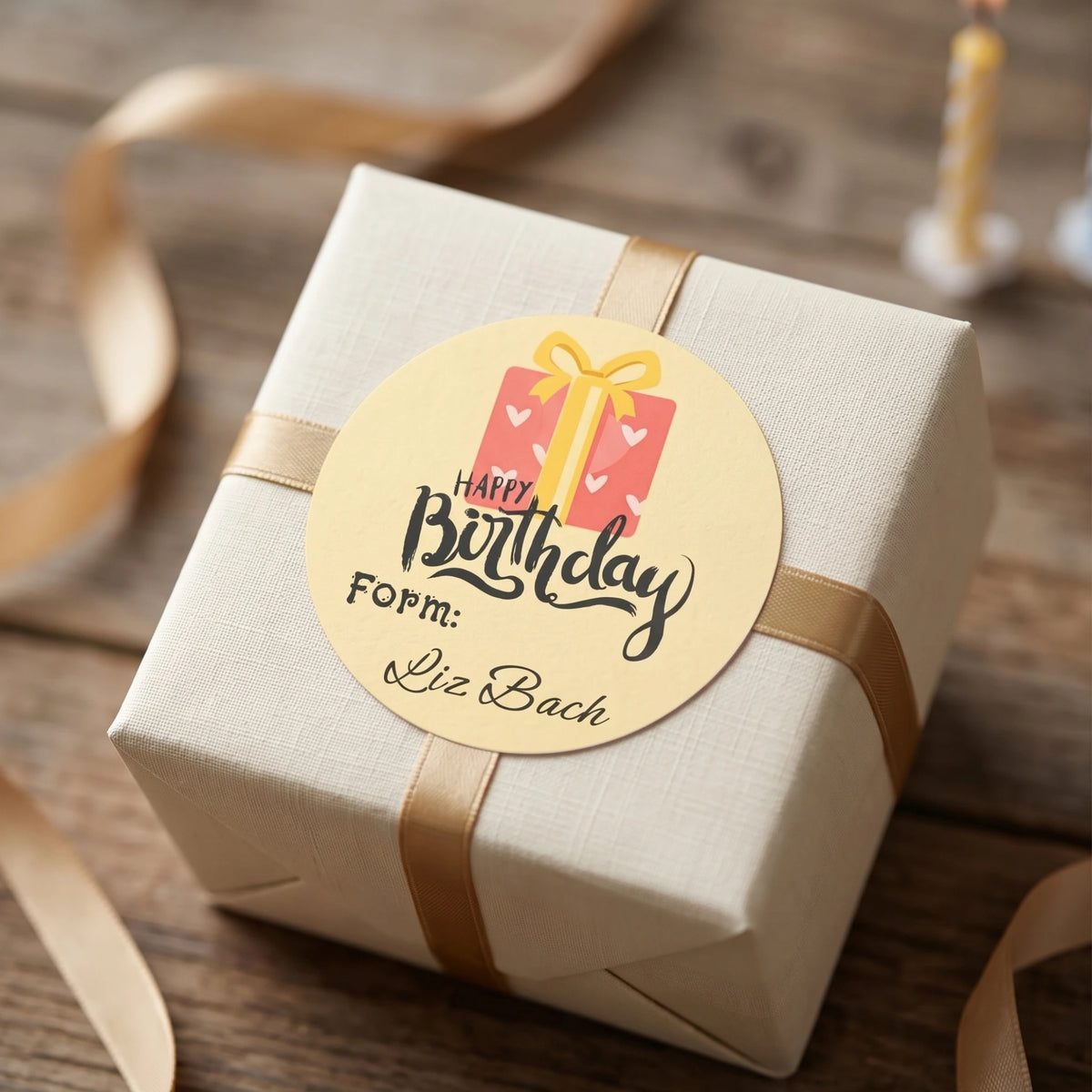 Personalized Birthday Gift Labels - Birthday Gift