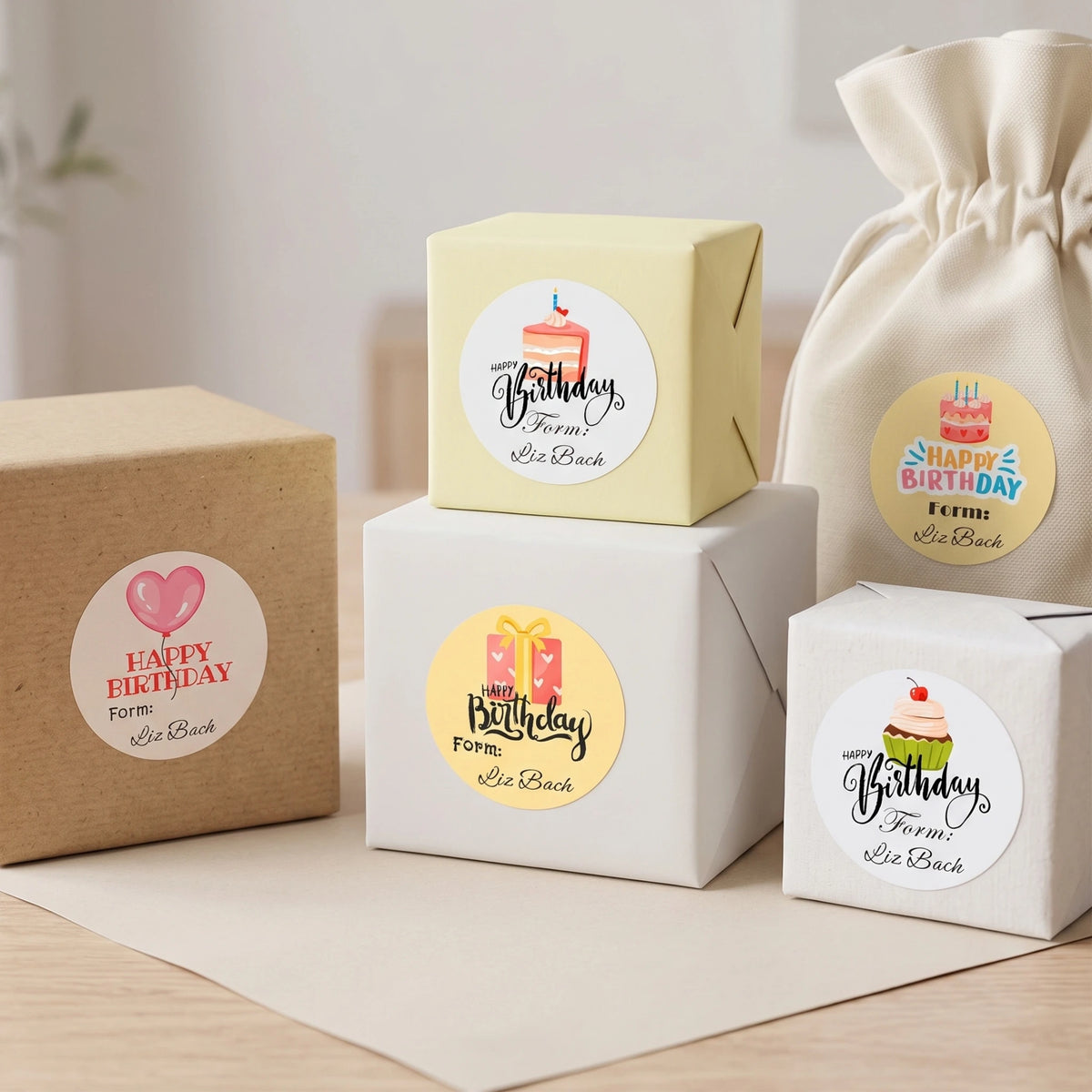 Personalized Birthday Gift Labels - Birthday Gift
