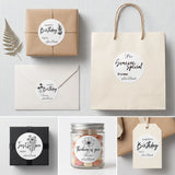 Personalized Birthday Gift Labels - Birthday Wishes