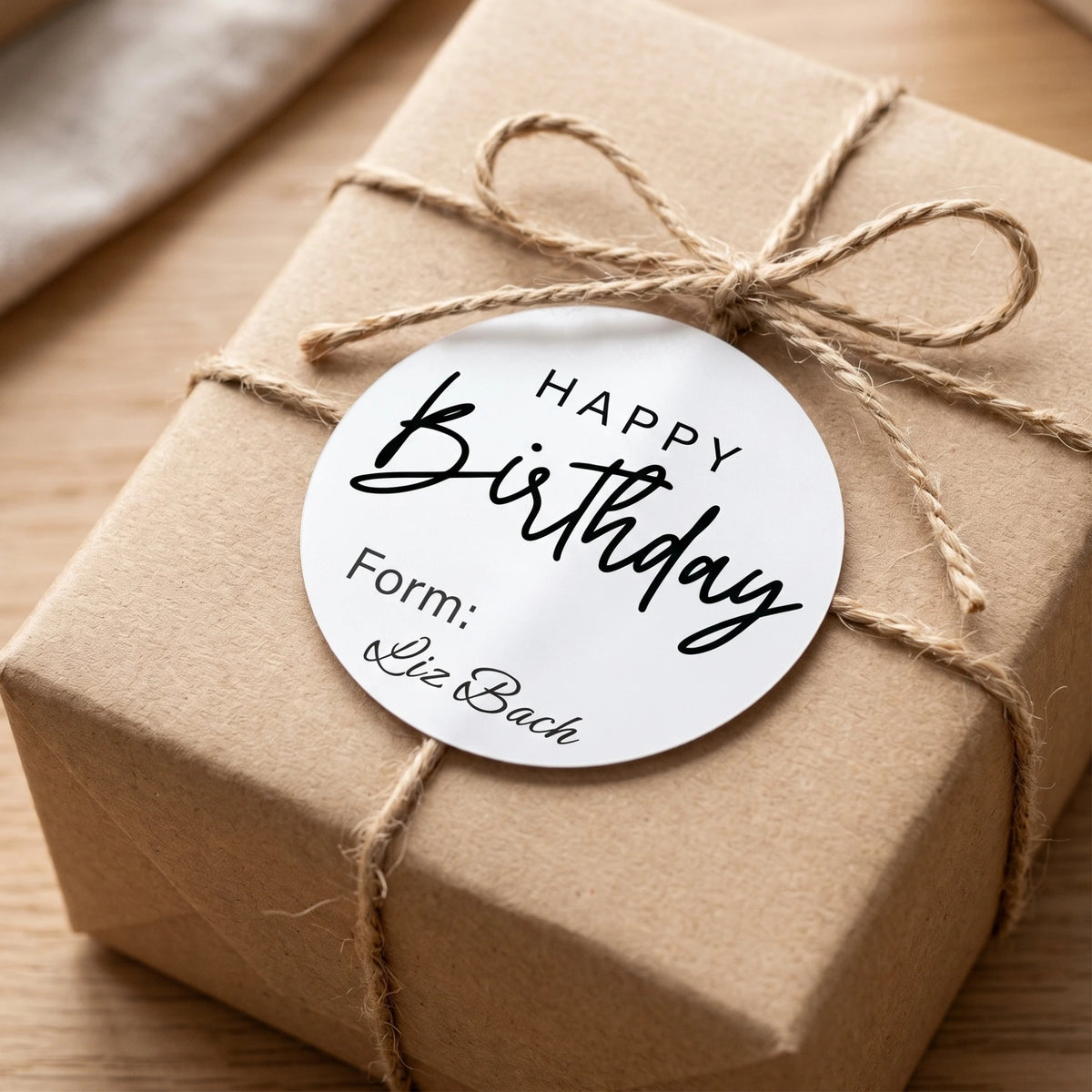 Personalized Birthday Gift Labels - Birthday Wishes