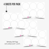 Personalized Birthday Gift Labels - Birthday Gift