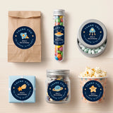 Birthday Party Favor Labels - Cosmic Adventure