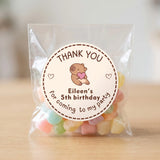 Birthday Party Favor Labels - Happy Capybara