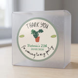 Birthday Party Favor Labels - Little Greenery