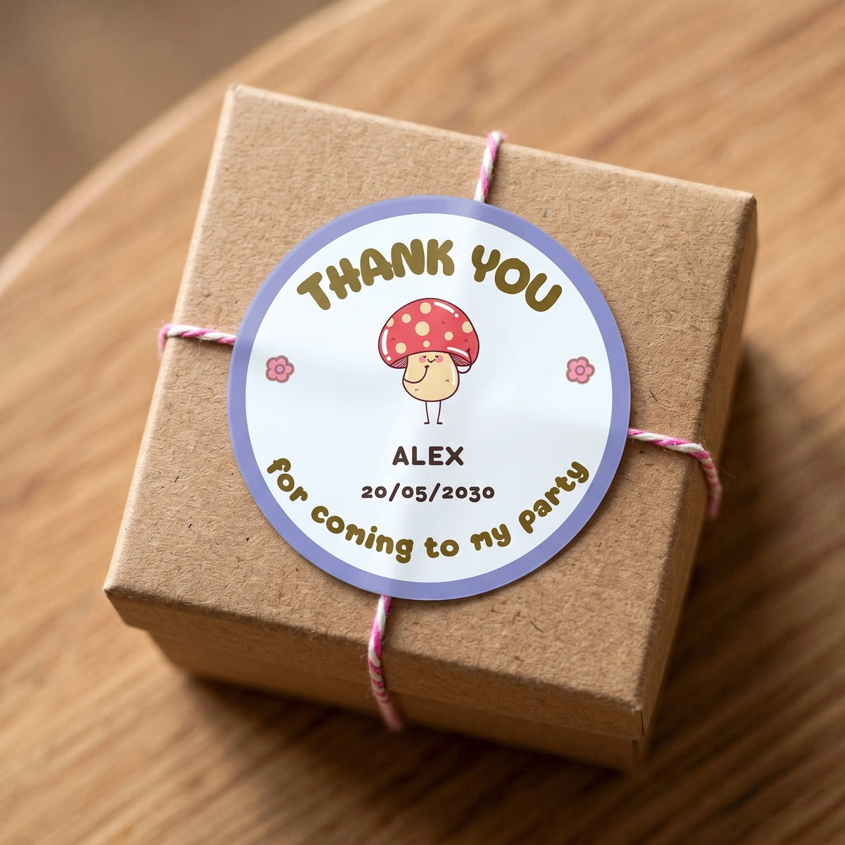 Birthday Party Favor Labels - Veggie Garden