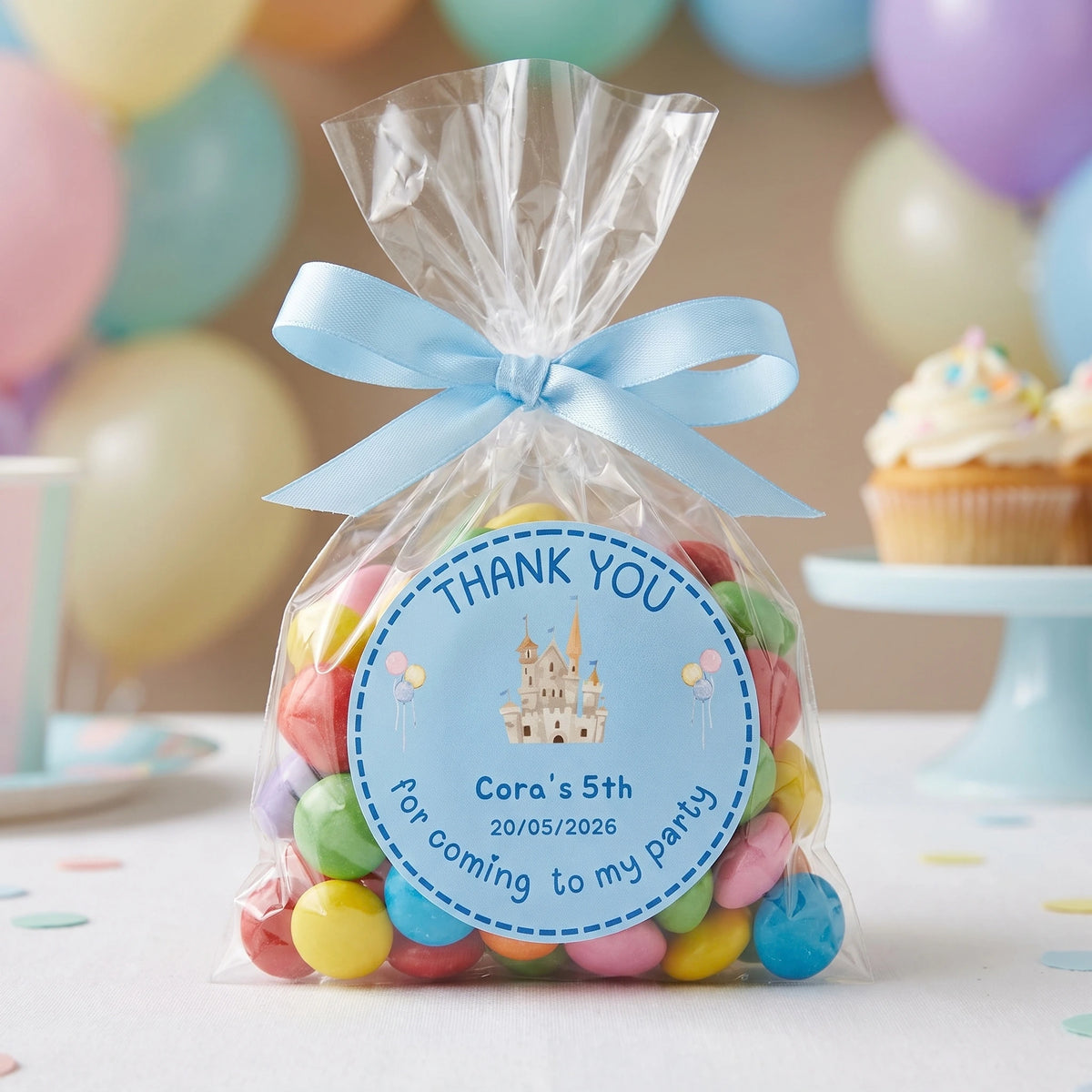 Birthday Party Favor Labels - Fairy Tale Princess