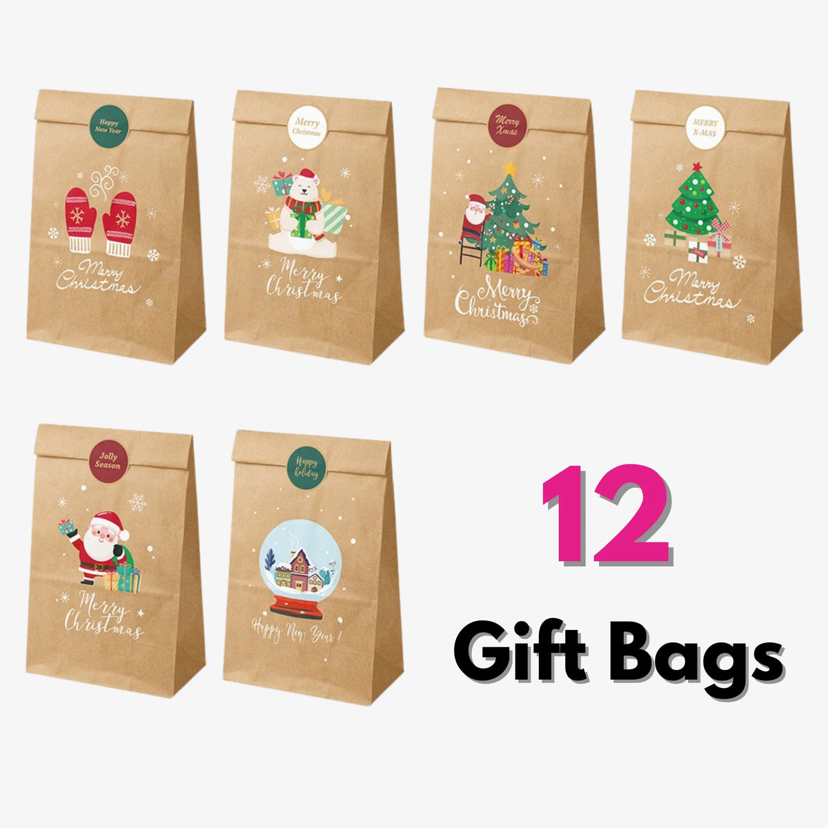 Christmas Gift Bags – Santa's Workshop