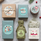 Personalized Christmas Gift Labels - Cheerful