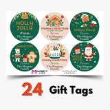 Personalized Christmas Gift Labels - Holiday Season