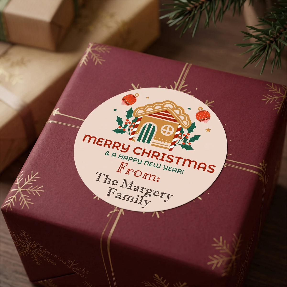 Personalized Christmas Gift Labels - Holiday Season
