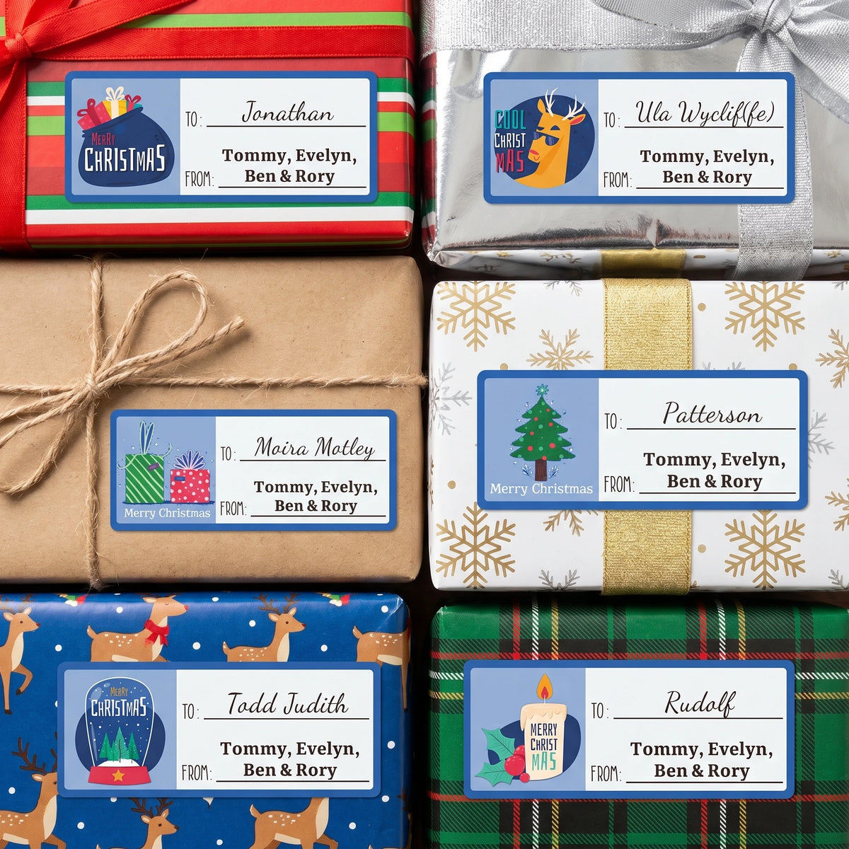 Personalized Christmas Gift Tags - North Pole