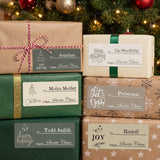 Personalized Christmas Gift Tags - Winter Joy