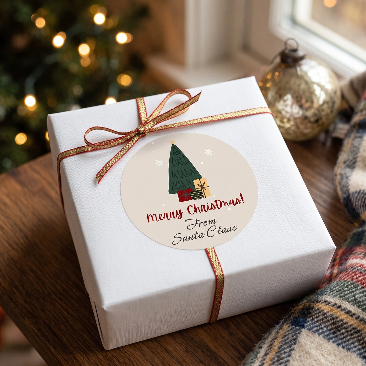 Personalized Christmas Gift Labels - Festive Vibes
