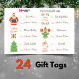 Personalized Christmas Gift Tags - Reindeer