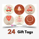 Personalized Christmas Gift Labels - Twinkling Lights