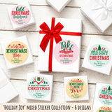 Personalized Christmas Gift Labels - Holly