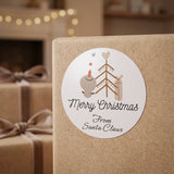 Personalized Christmas Gift Labels - White Christmas