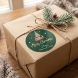 Personalized Christmas Gift Labels - Snowflake