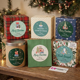 Personalized Christmas Gift Labels - Snowflake