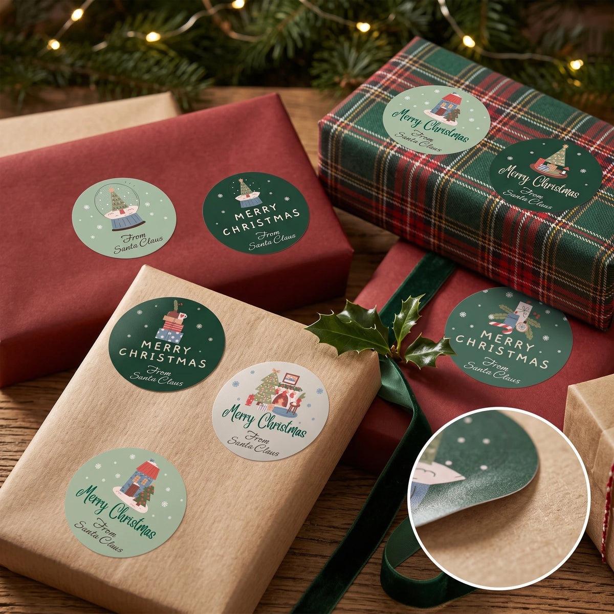 Personalized Christmas Gift Labels - Snowflake