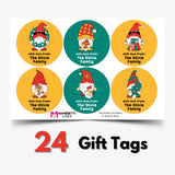 Personalized Christmas Gift Labels - Elves