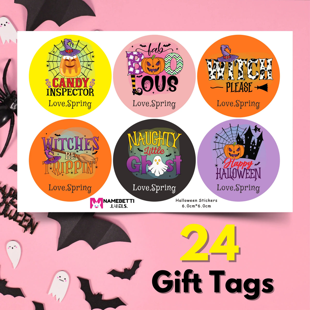 Personalized Halloween Gift Labels - October 31st