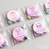 Personalized Halloween Gift Labels - Pink Halloween