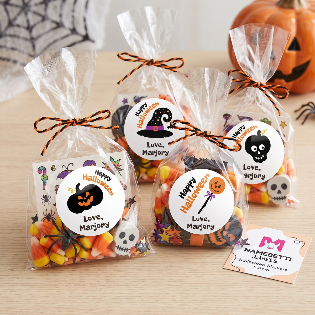 Personalized Halloween Gift Labels - October Vibes
