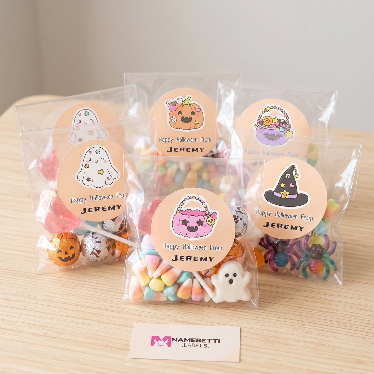 Personalized Halloween Gift Labels - Candy