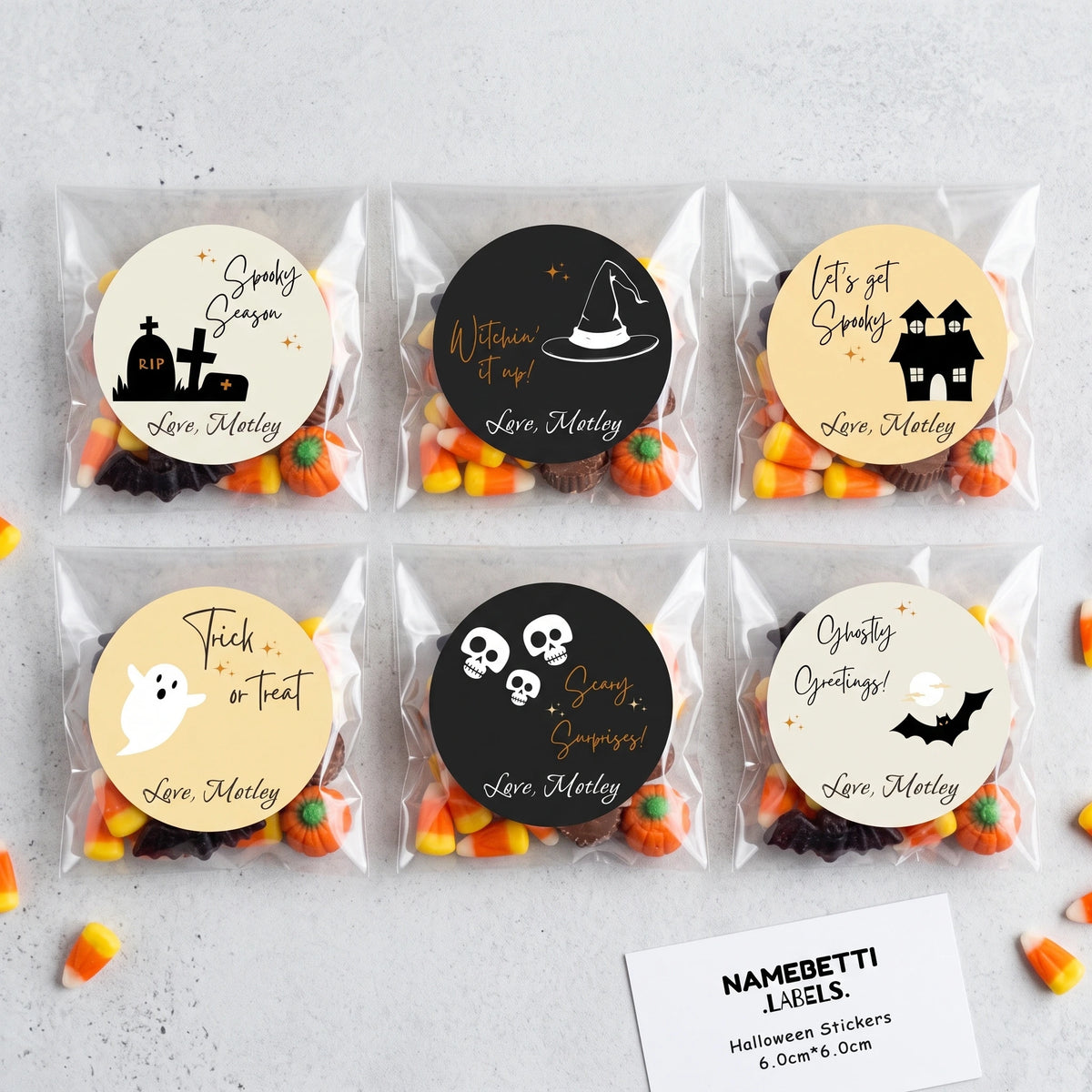 Personalized Halloween Gift Labels - Halloween Night