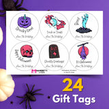 Personalized Halloween Gift Labels - Spooky Vibes