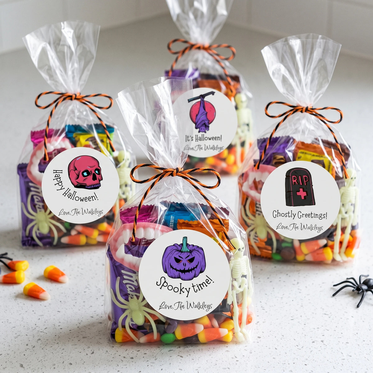 Personalized Halloween Gift Labels - Spooky Vibes
