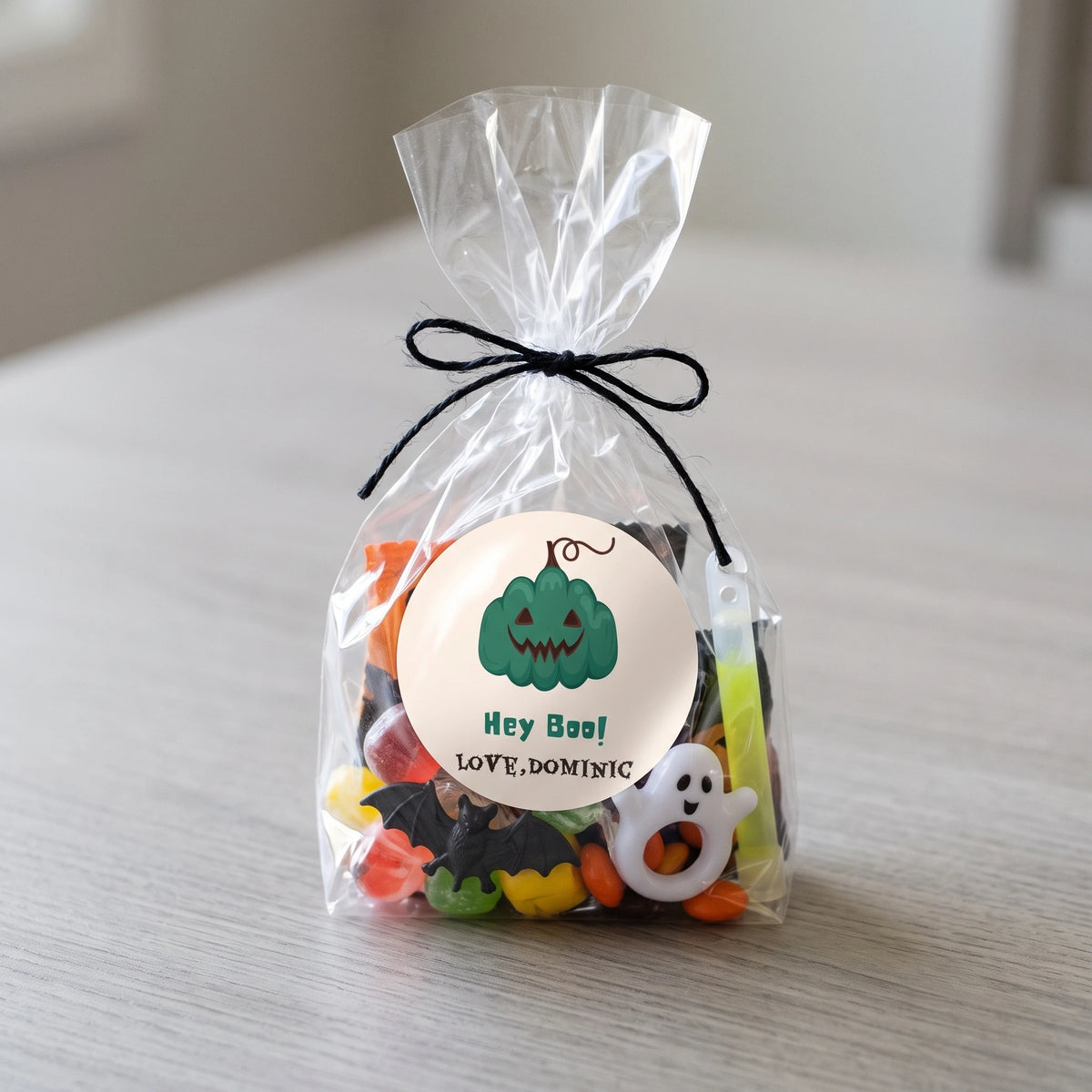 Personalized Halloween Gift Labels - Pumpkin